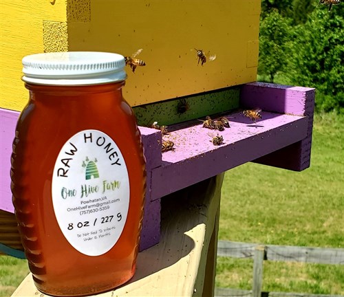 8oz Raw Local Honey